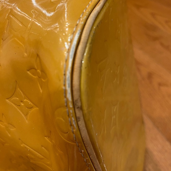 Louis Vuitton Yellow Vernis Tote - Picture 12 of 16